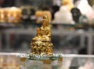 Phật quan âm vàng đế thủy tinh C139A
